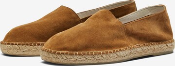 SELECTED HOMME Espadrilky 'Ajo' - Hnedá