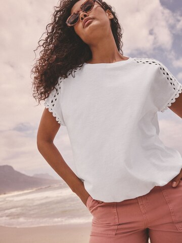 T-shirt Next en blanc