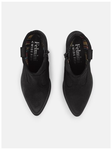 Felmini Wide Fit Booties 'Laredo W034' in Black