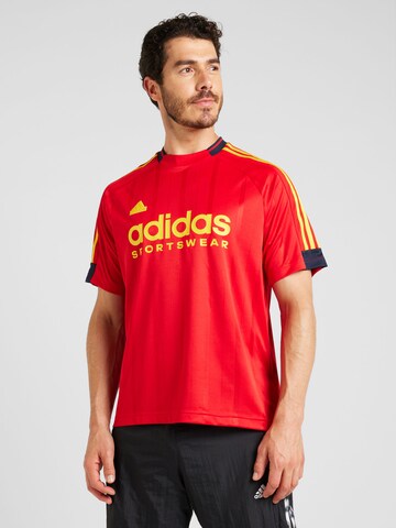 ADIDAS SPORTSWEAR Performance shirt 'TIRO' in Red: front