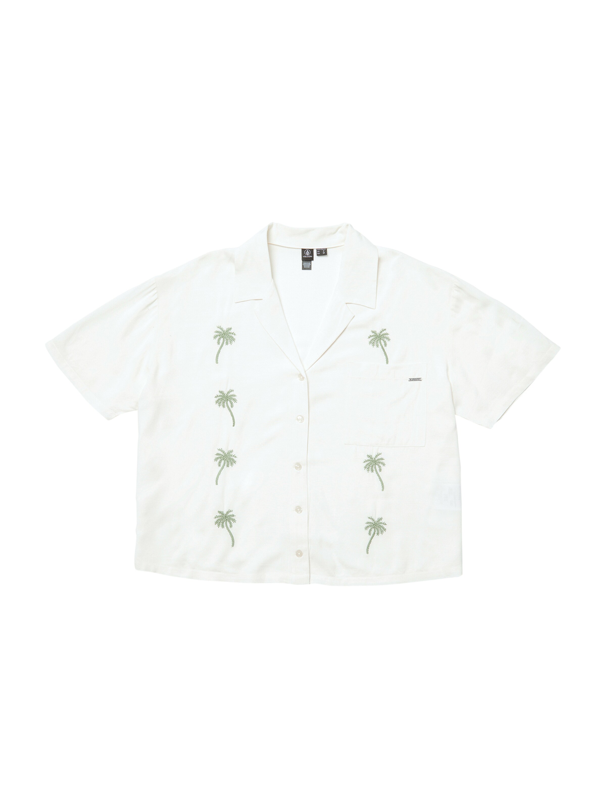 Volcom Bluse 'Sun Stunner' in Weiß: Vorderseite