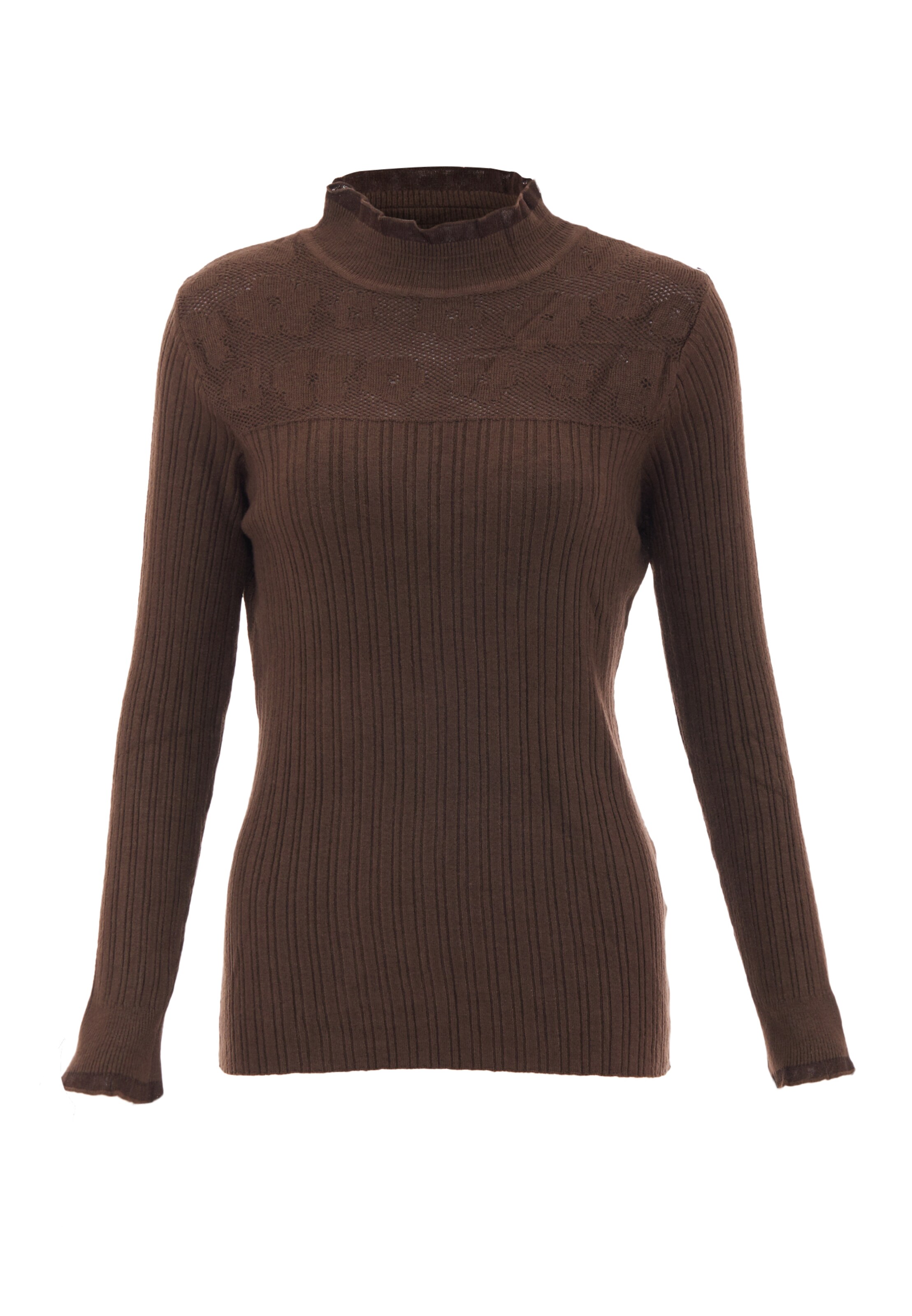 NAEMI Sweater in Brown: front