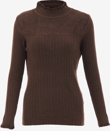 NAEMI Sweater in Brown: front