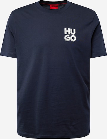 T-Shirt 'Detzington 241' HUGO Red en bleu : devant