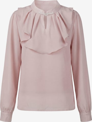 usha BLACK LABEL Blouse in Roze: voorkant