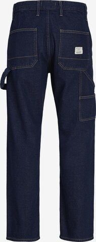 JACK & JONES - Loosefit Calças de ganga cargo 'Eddie' em azul