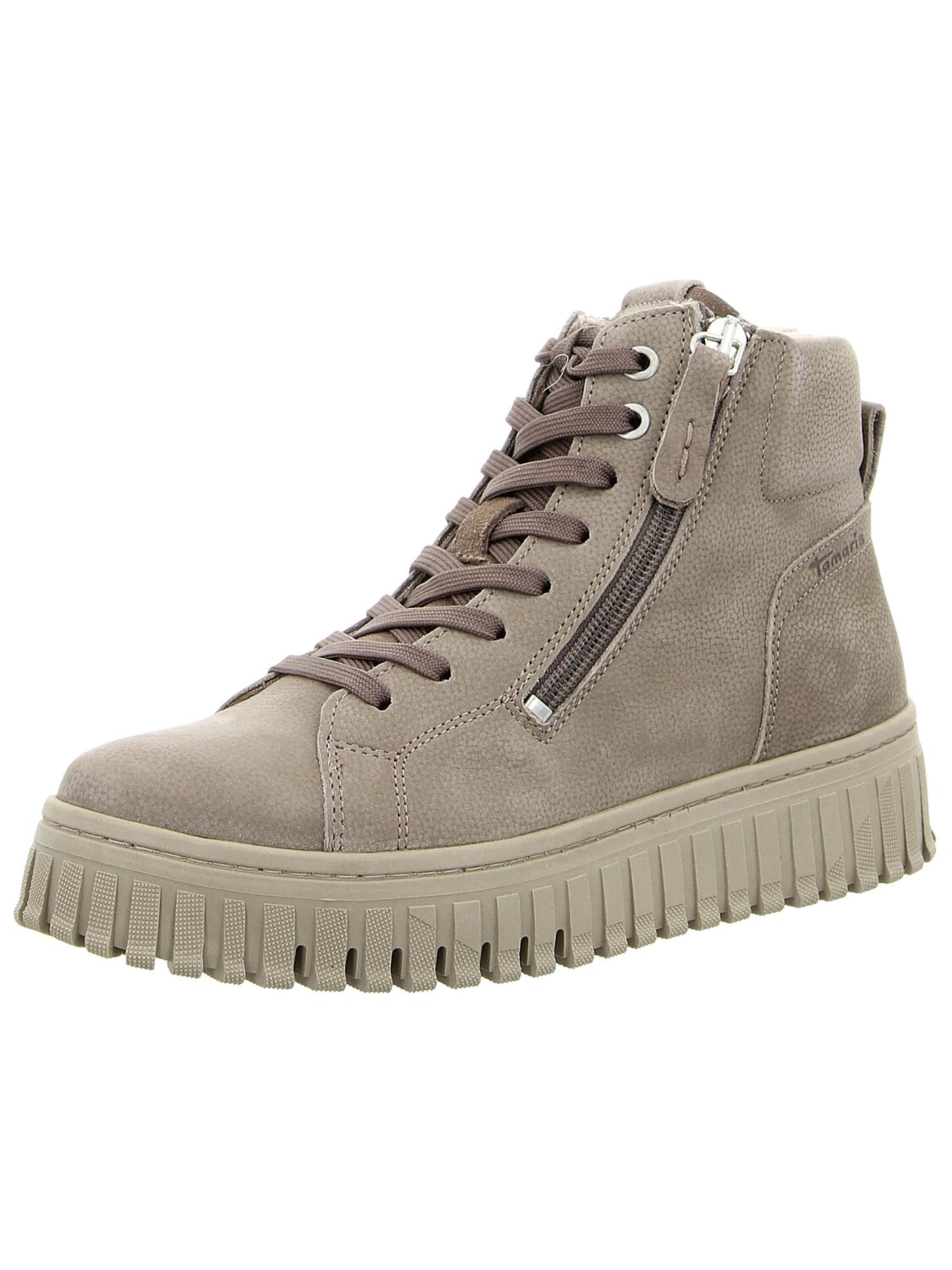 Tamaris - Zapatillas deportivas altas 'Sneaker High Damen 1-25206-43/3A1 Echtleder in braun' en marrón: frente