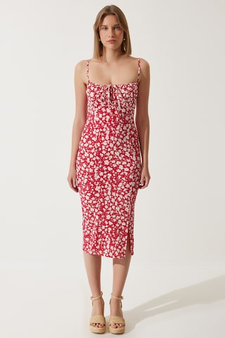 Happiness İstanbul Лятна рокля в розово: отпред