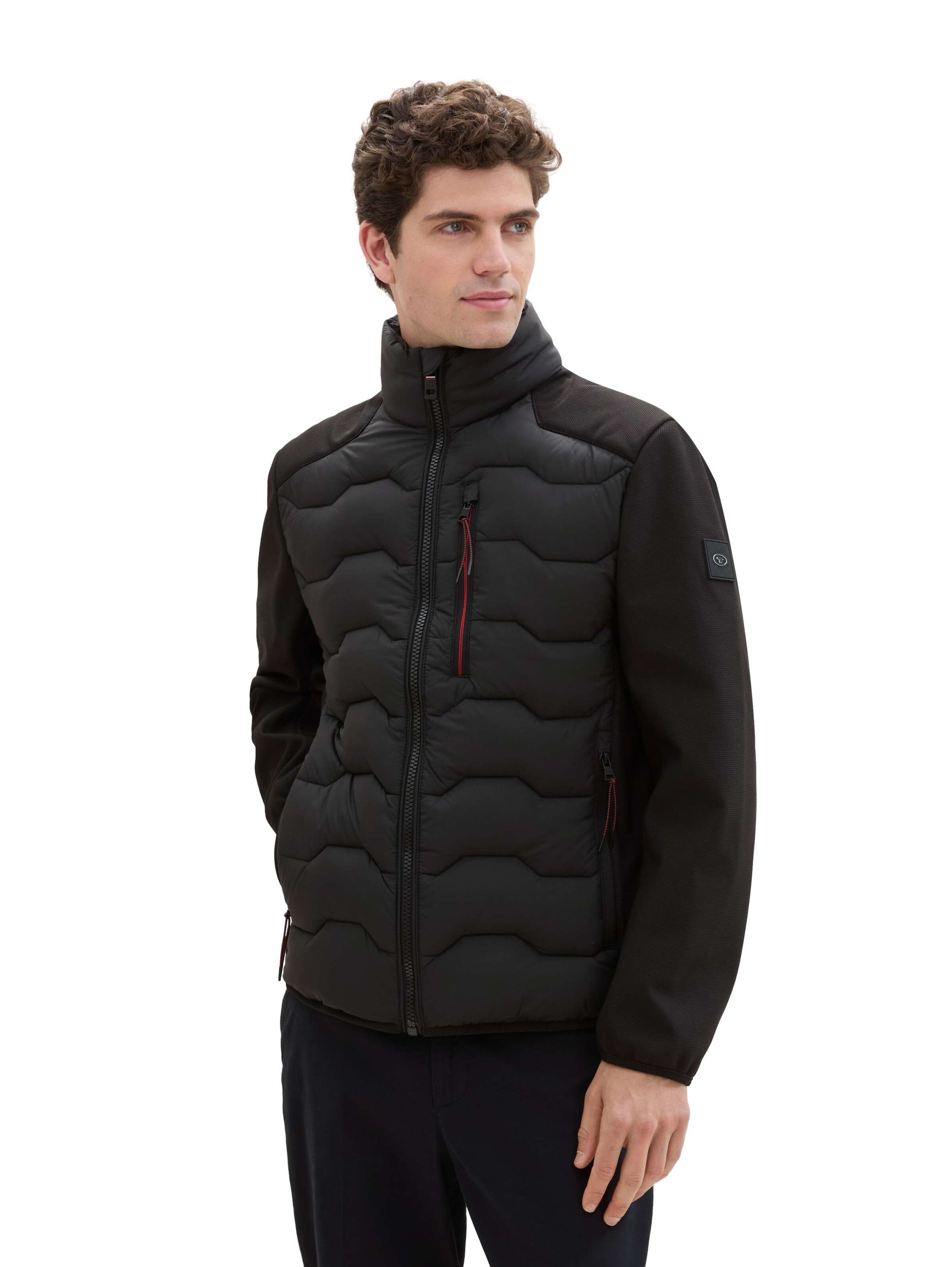 TOM TAILOR Jacke in Schwarz