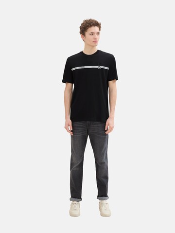 TOM TAILOR DENIM - Camisa em preto