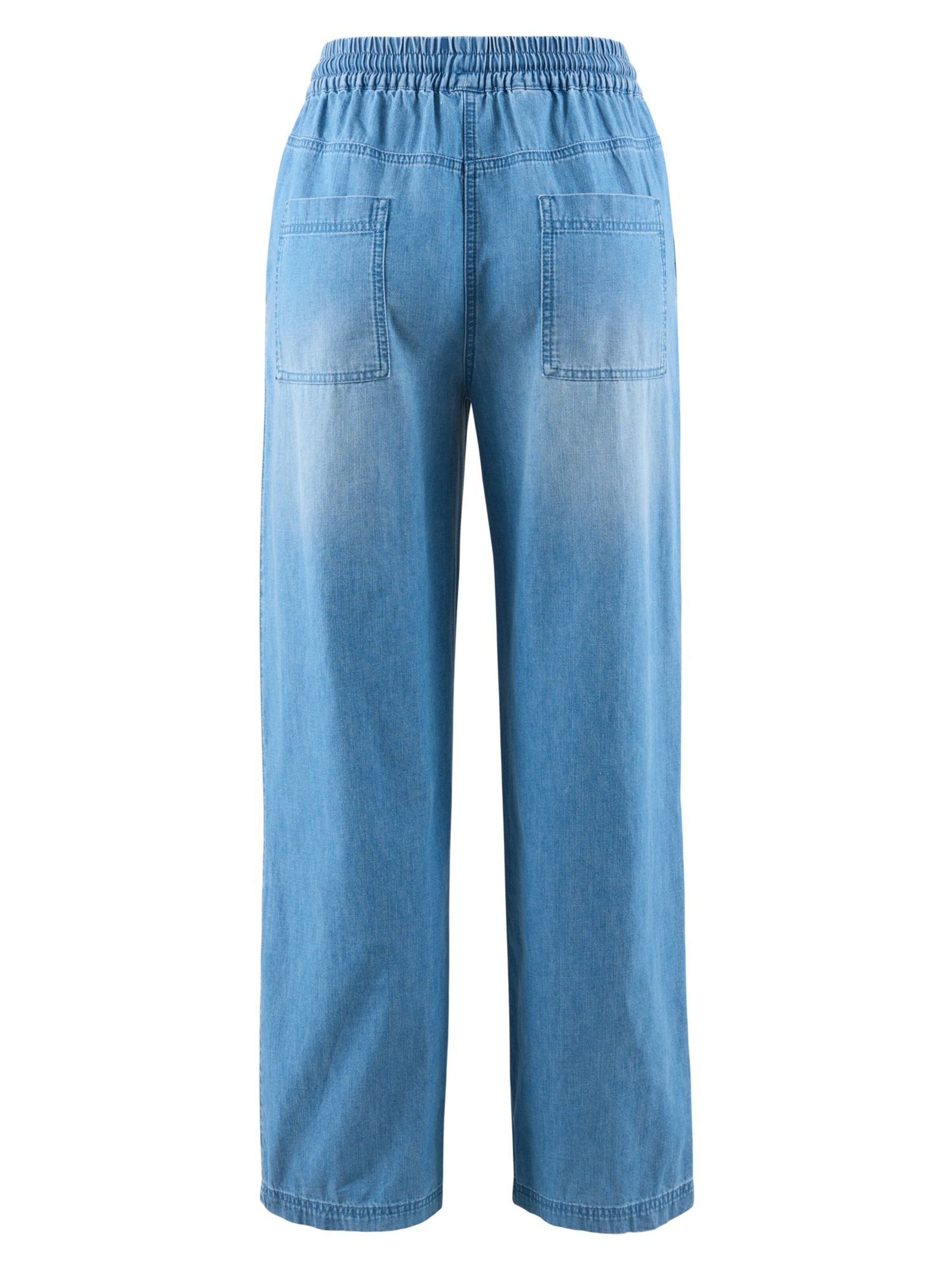 Wide Leg Jean Tamaris en bleu