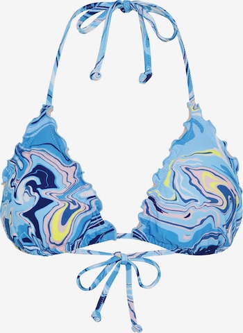 CHIEMSEE Bikini Top in Blue: front