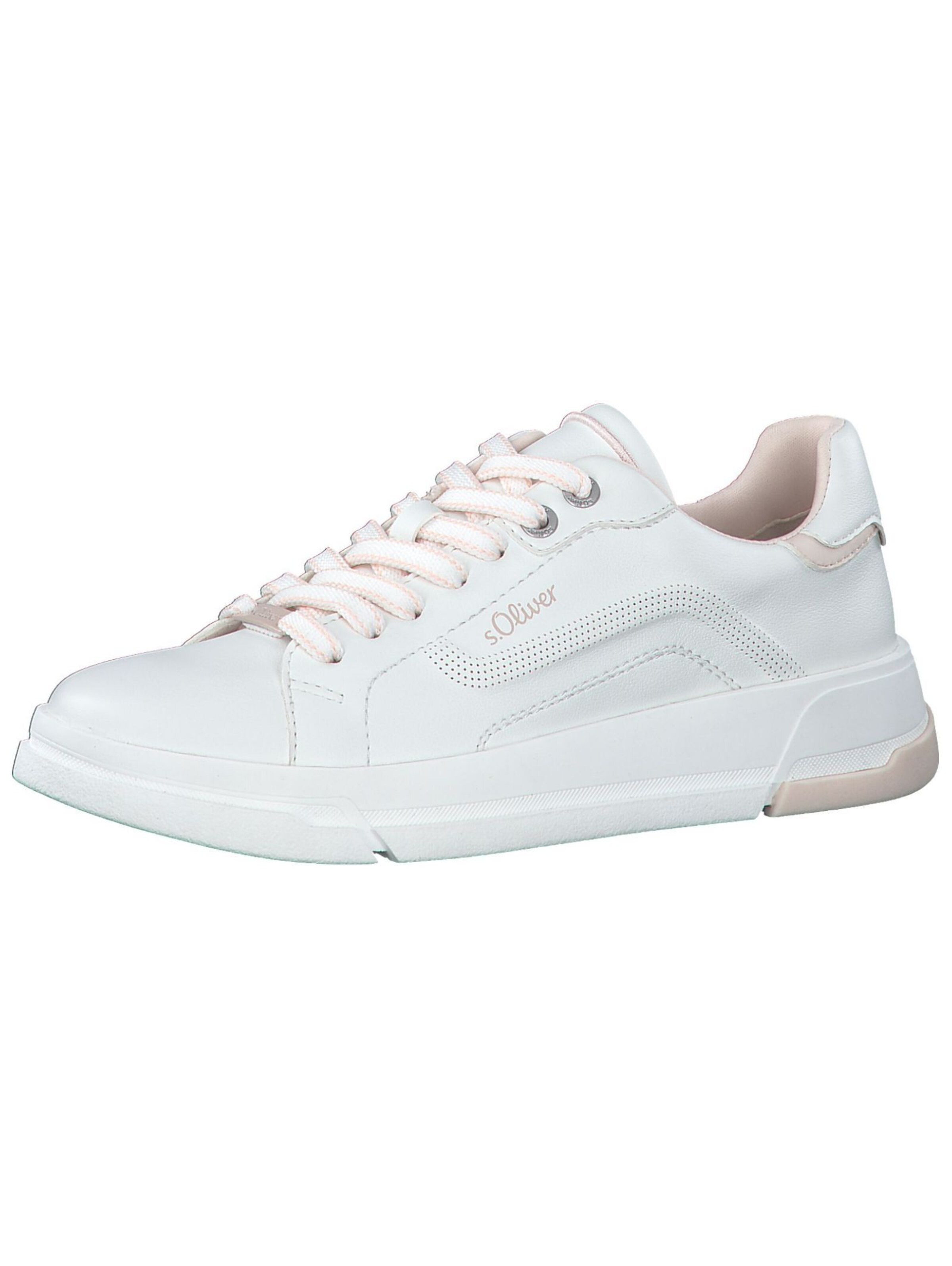 Sneaker bassa di s.Oliver in bianco: frontale