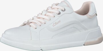 Sneaker bassa di s.Oliver in bianco: frontale