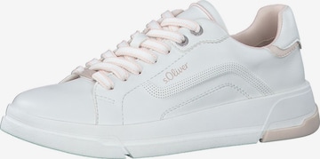 Sneaker bassa di s.Oliver in bianco: frontale