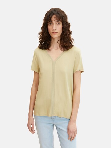 TOM TAILOR Shirt in Green: front