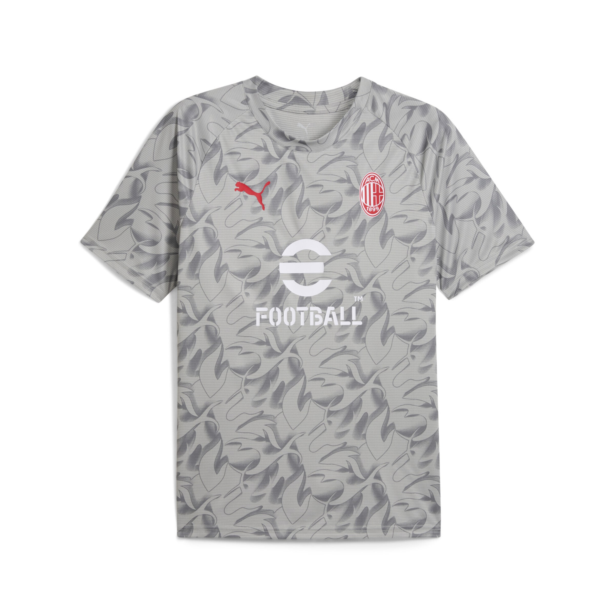 PUMA Jersey 'AC Milan' in Grey / Dark grey / Red / White, Item view