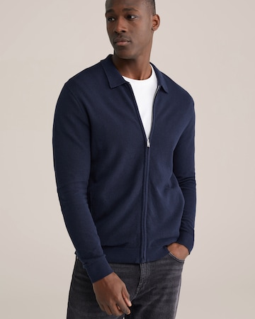 WE Fashion Вязаная кофта в Синий: спереди