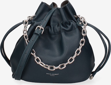 Borsa a sacco di David Jones in blu: frontale