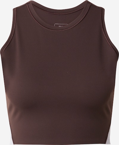 On Sports Top 'Movement' in Chestnut brown / Light grey, Item view