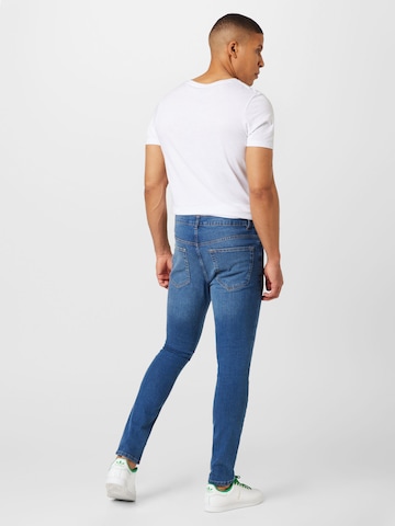 BURTON MENSWEAR LONDON Skinny Jeansy w kolorze niebieski