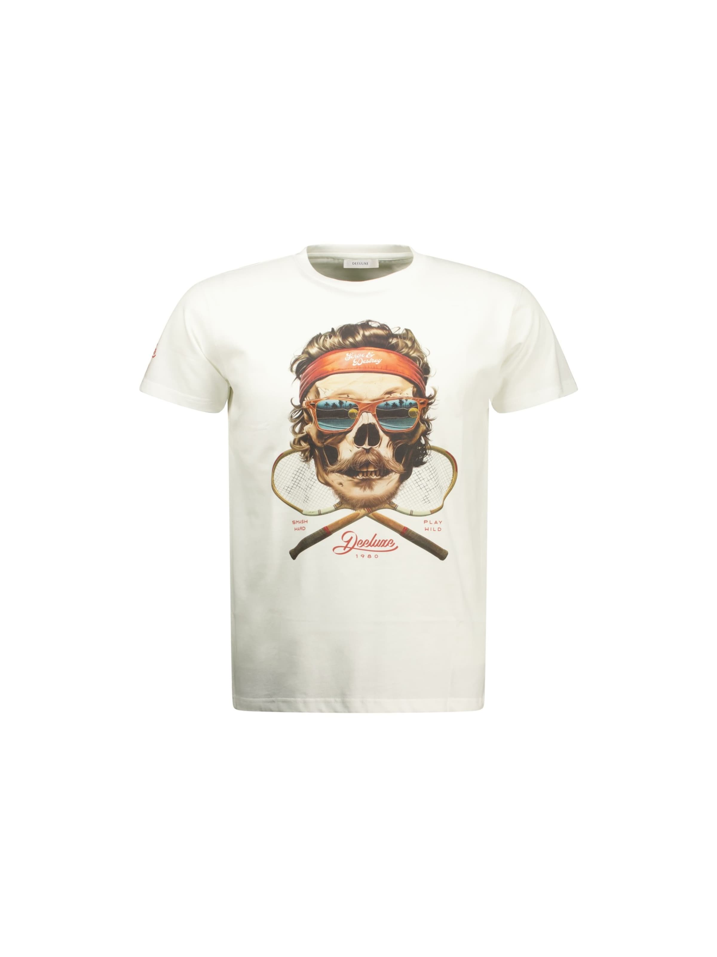 T-Shirt Deeluxe en blanc : devant