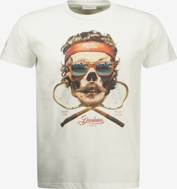 T-Shirt Deeluxe en blanc : devant