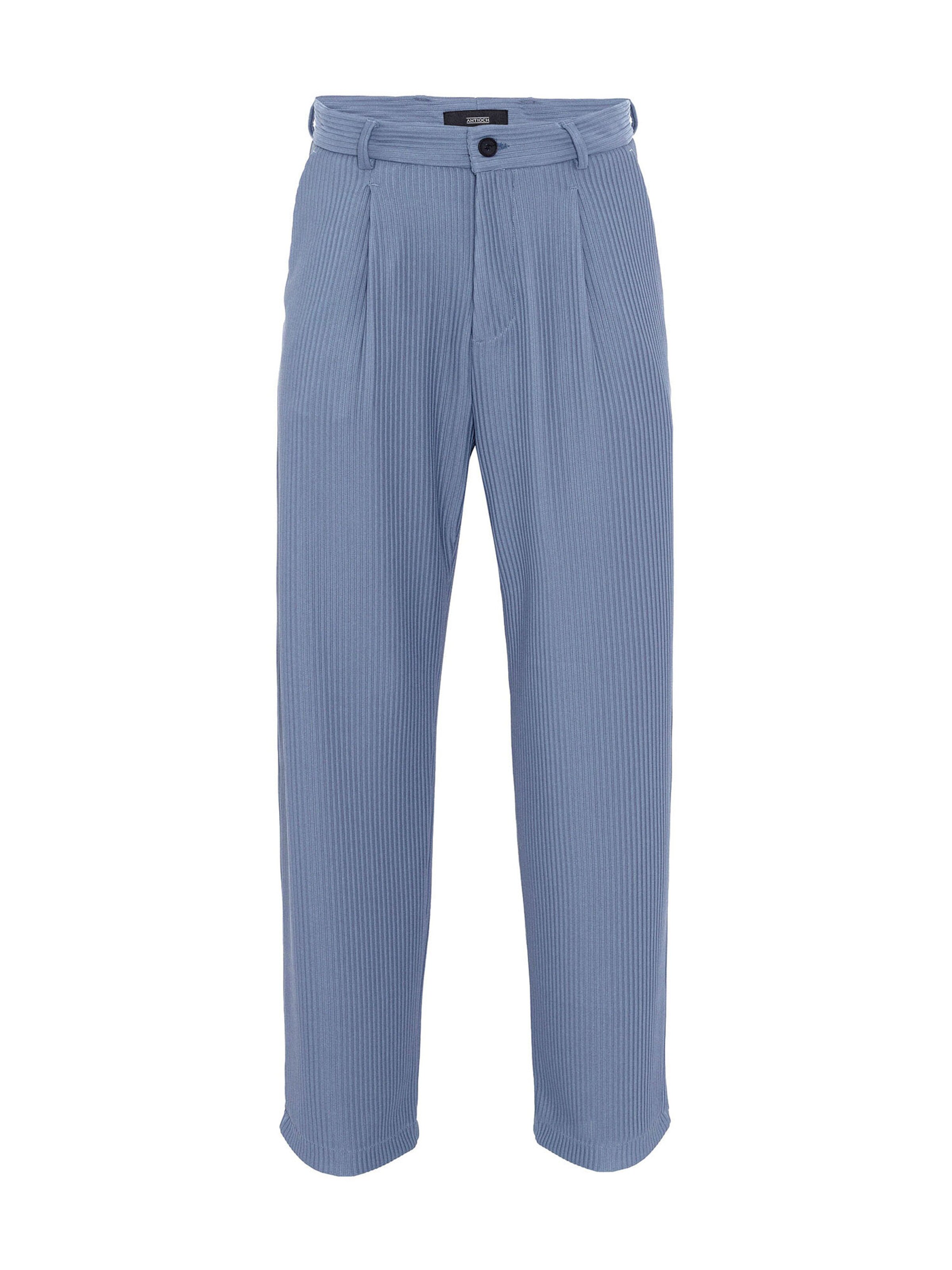 Antioch Обычный Брюки со складками в Синий: спереди