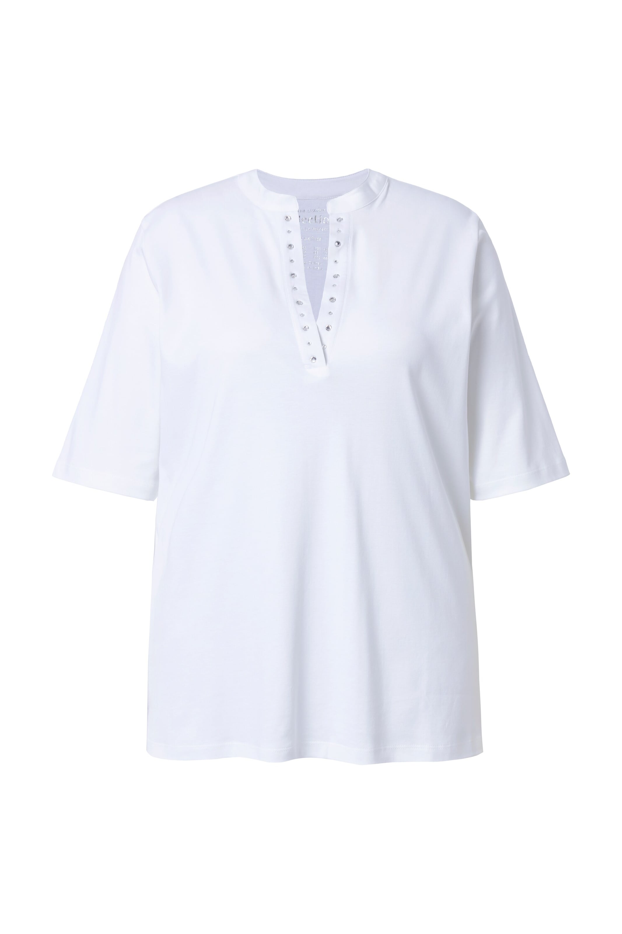 Ulla Popken Shirt in Wit: voorkant