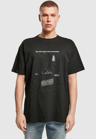 Merchcode Shirt 'Star Wars Episode V' in Zwart: voorkant