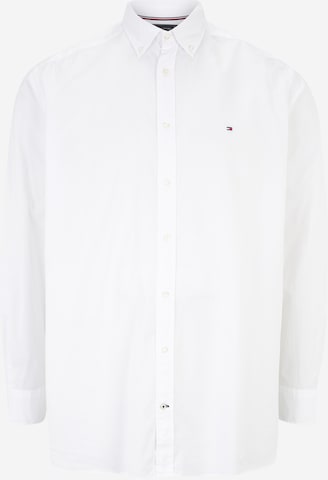 Regular fit Camicia di Tommy Hilfiger Big & Tall in bianco: frontale