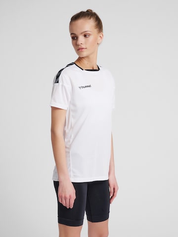 Hummel Функциональная футболка 'AUTHENTIC POLY' в Белый: спереди