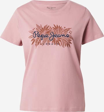 T-shirt 'CRISTINA' Pepe Jeans en rose : devant