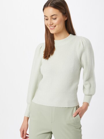 Gina Tricot Пуловер 'Alva' в бяло: отпред