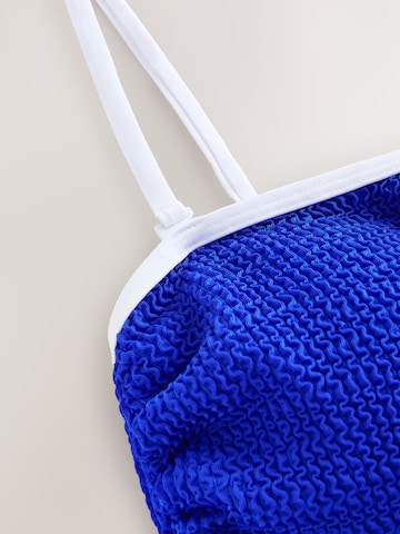 self. Bandeau Shaping-badpak in Blauw