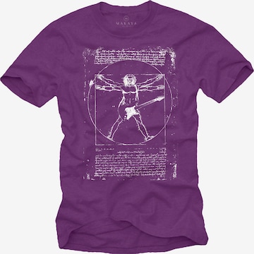 MAKAYA Shirt in Purple: front