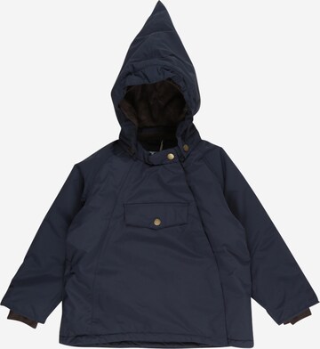 MINI A TURE Functionele jas 'Wang' in Blauw: voorkant