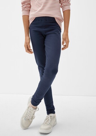 s.Oliver Skinny Leggings in Blue: front