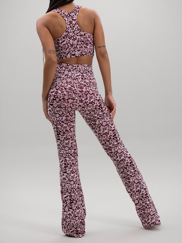 Hey Honey Flared Leggings 'Flared' in Roze