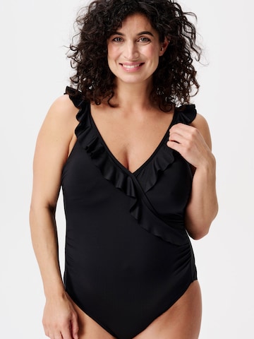 Noppies Bralette Swimsuit 'Sima' in Black: front