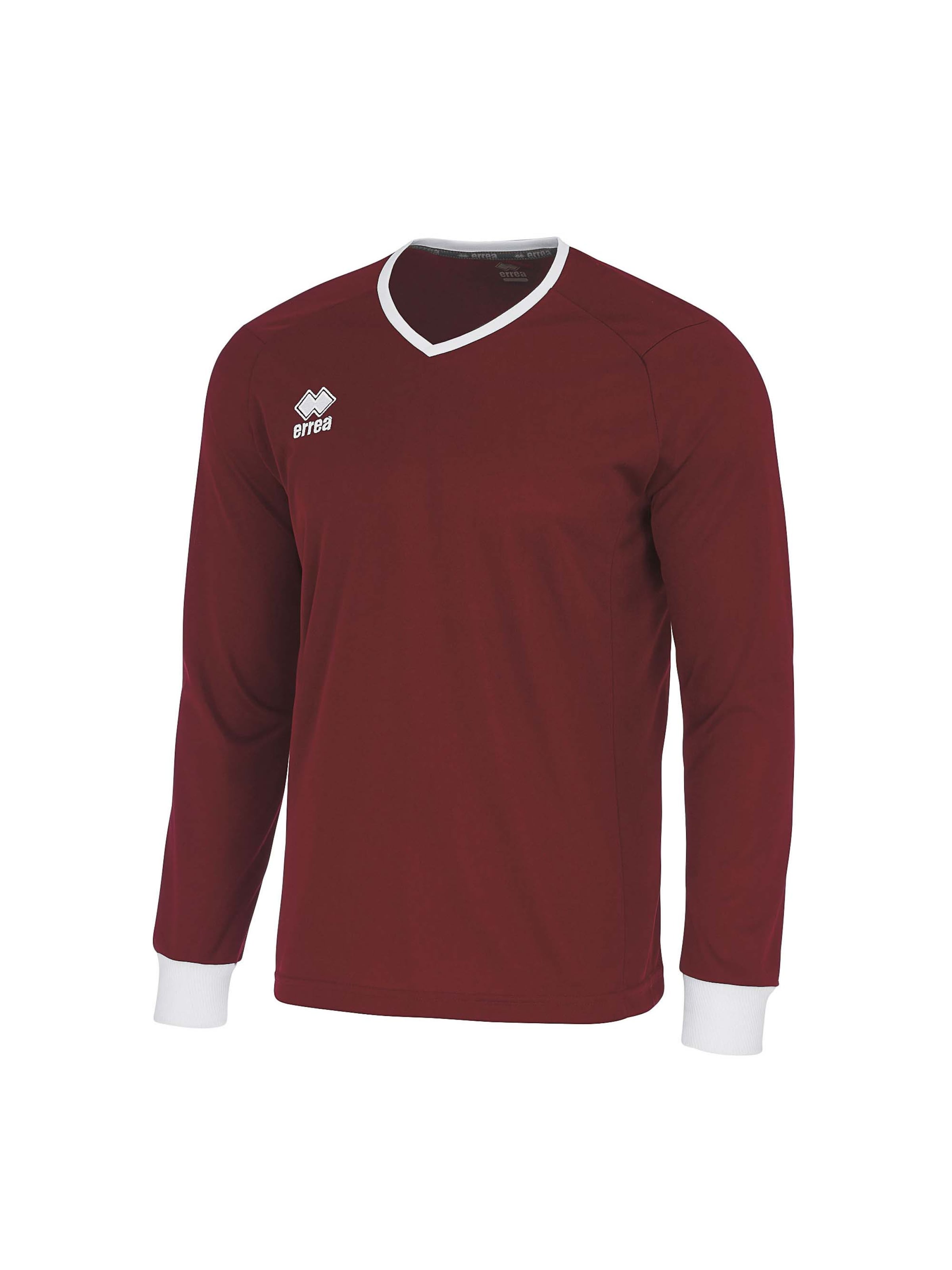 T-Shirt fonctionnel 'Lennox' Errea en rouge : devant