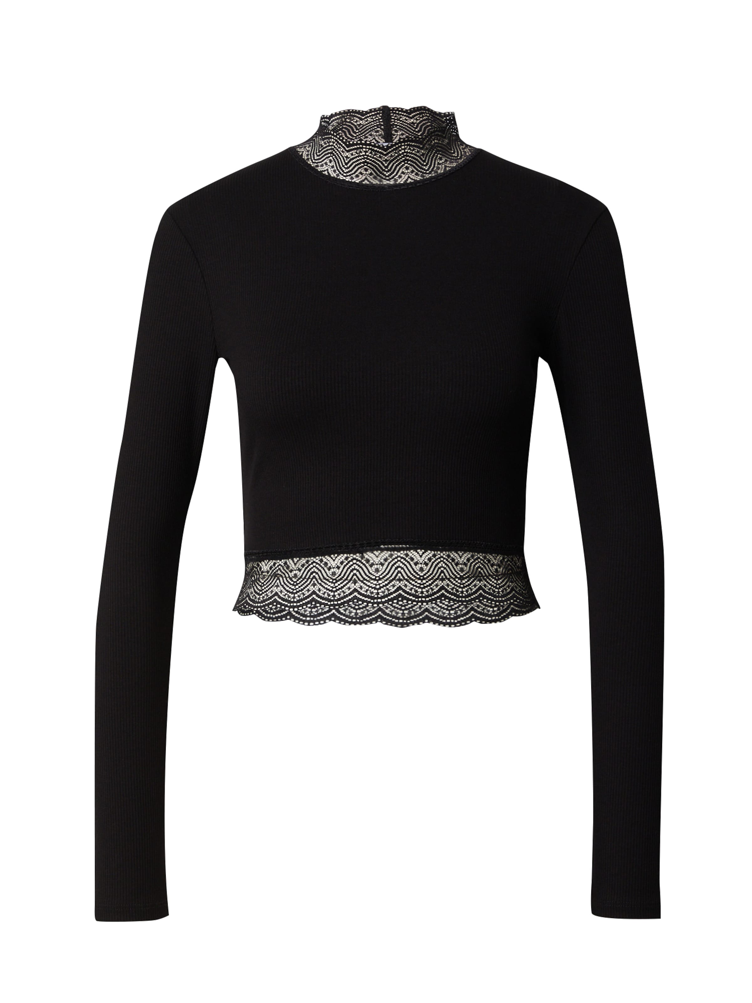 Maglietta 'Danai Longsleeve' di ABOUT YOU in nero: frontale