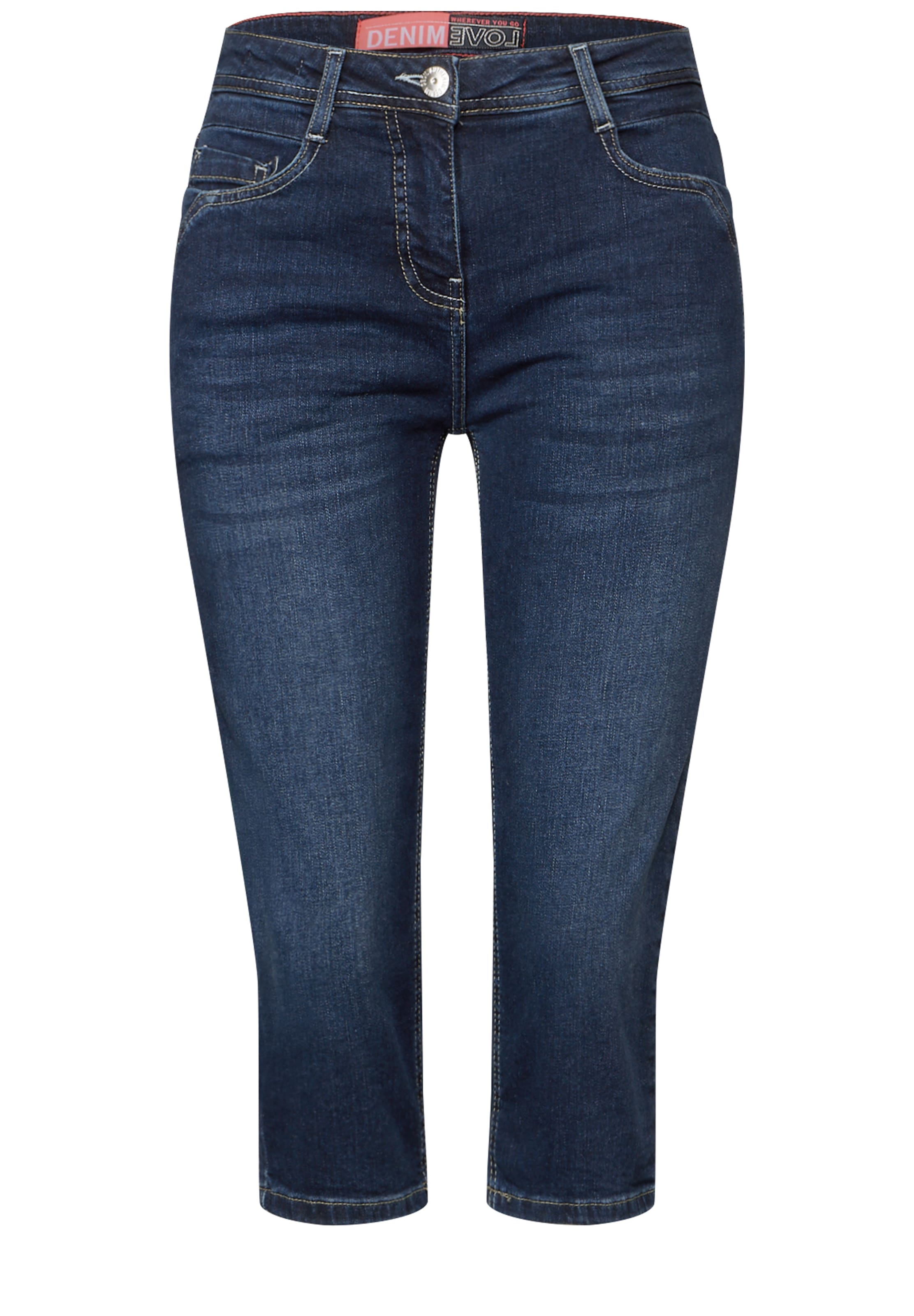 CECIL Slim fit Jeans 'Capri' in Blue: front