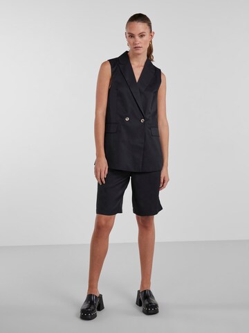 PIECES Suit vest 'TALLY' in Black