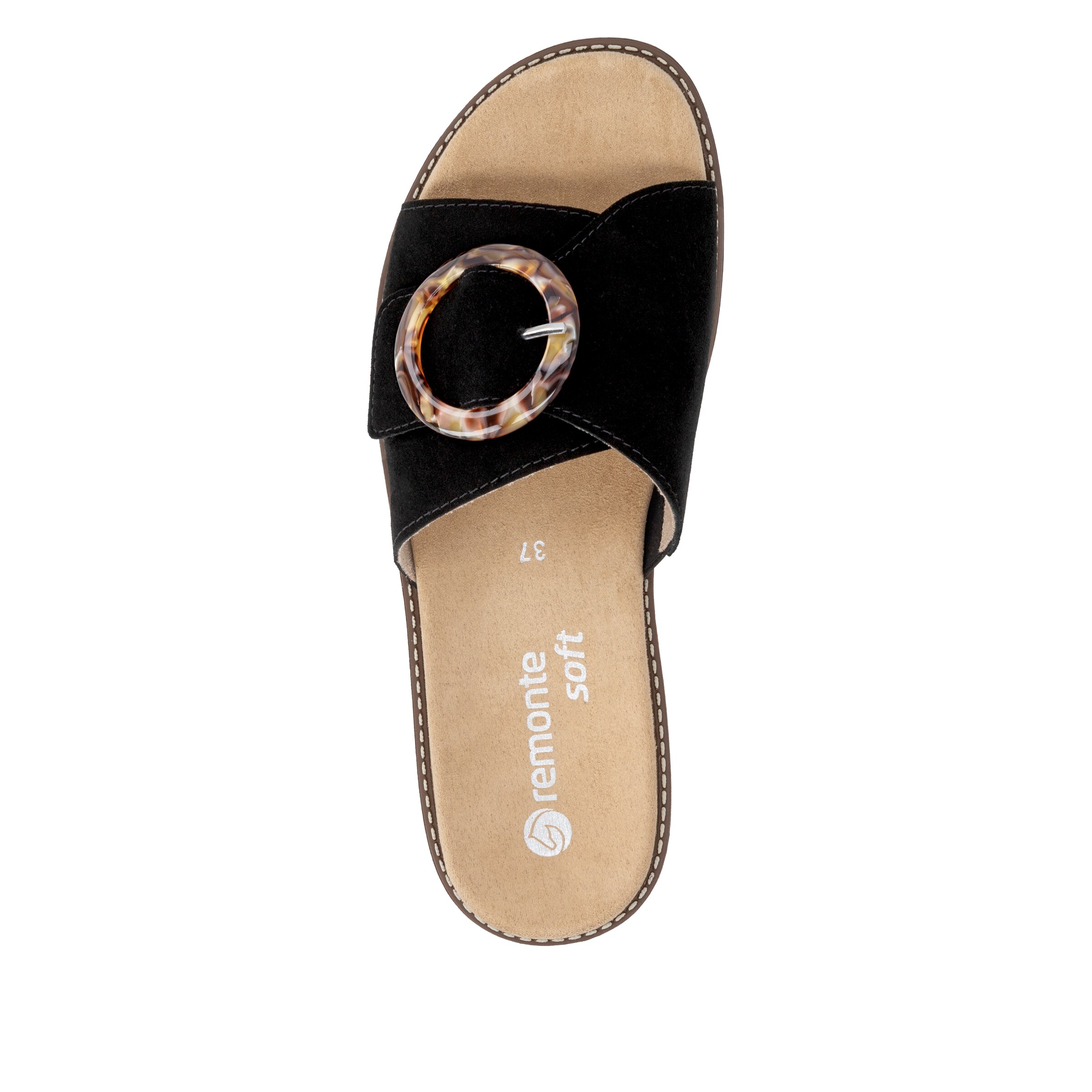 Mule 'D2042' REMONTE en noir