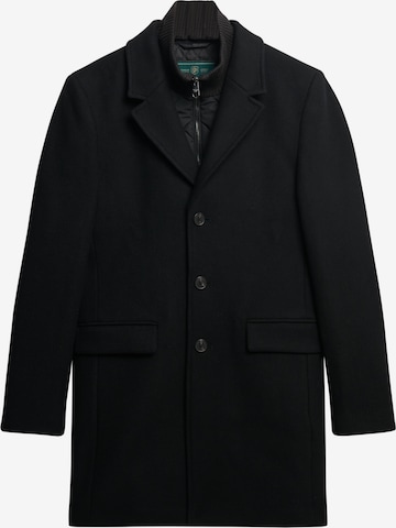 Manteau mi-saison Superdry en noir : devant