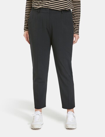 SAMOON Regular Pantalon 'Greta' in Zwart: voorkant