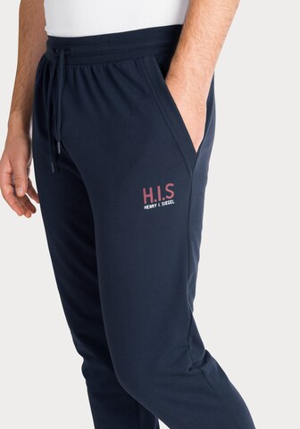 HIS JEANS Tapered Hose in Blau