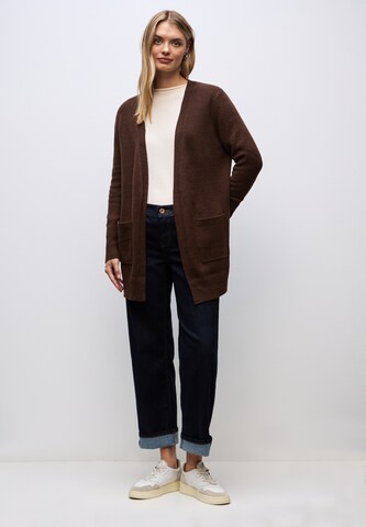 STREET ONE Strickjacke in Braun