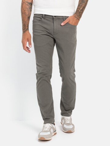 CAMEL ACTIVE Slimfit Regular Fit 5-Pocket Hose in Grau: Vorderseite